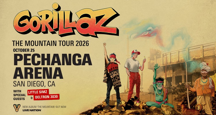 Gorillaz: The Mountain Tour 2026
