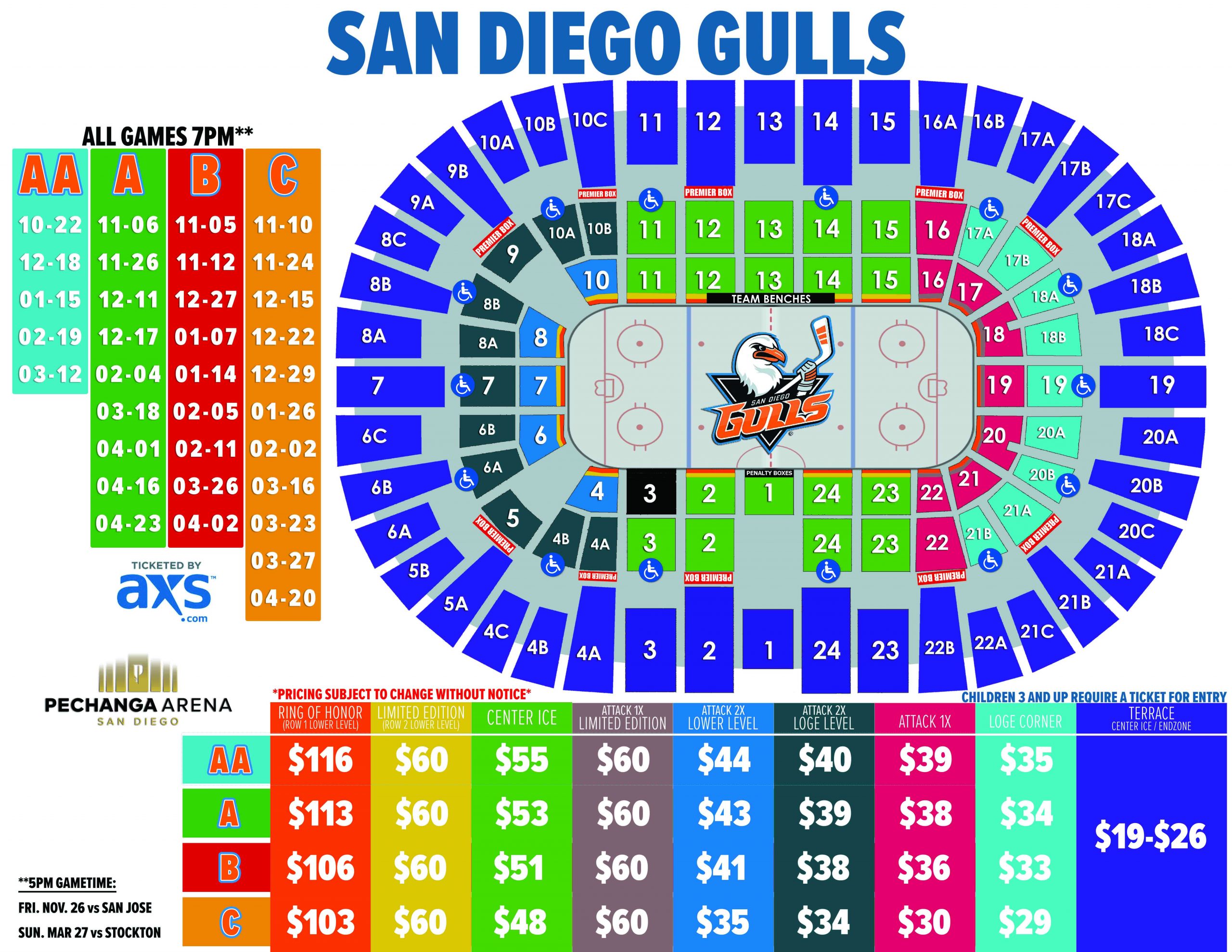 Pechanga Arena San Diego Seating Chart Portal posgradount edu pe