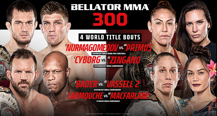 Bellator MMA 300, October 3rd, 2023 at Pechanga Arena San Diego