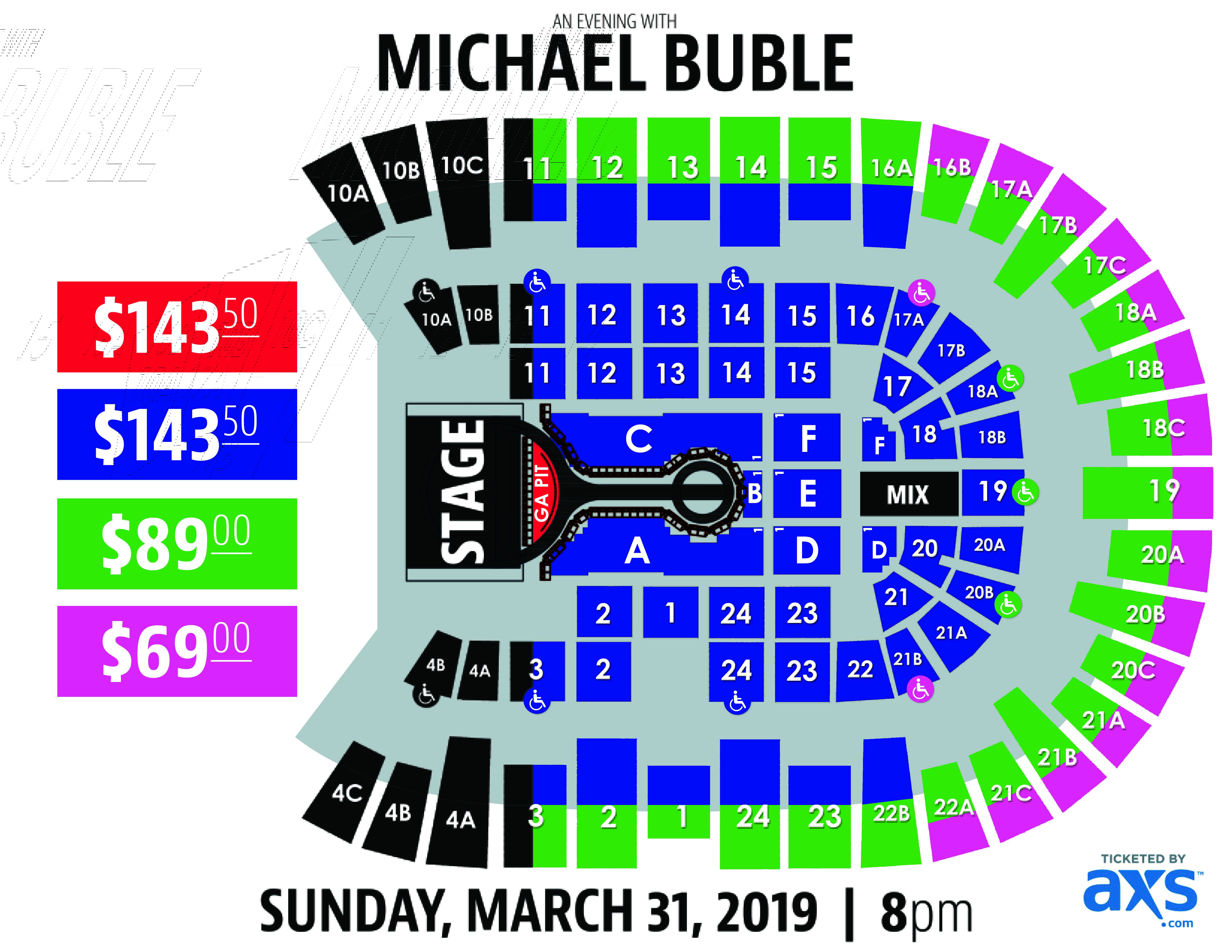 Valley View Casino Center Seating Chart Concert