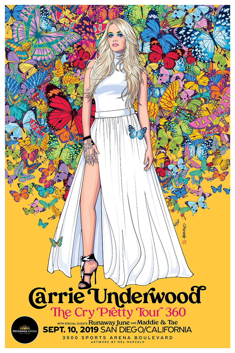 Carrie Underwood illustration by Mel Marcelo
