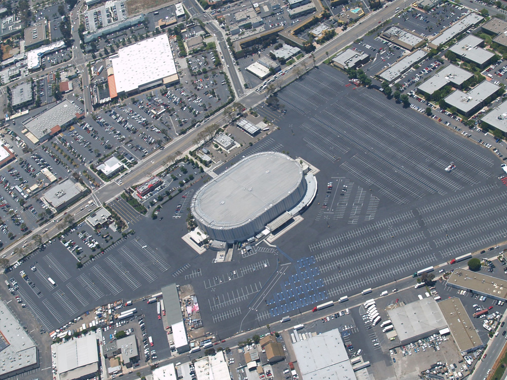 Private events at the parking lot of the Pechanga Arena San Diego