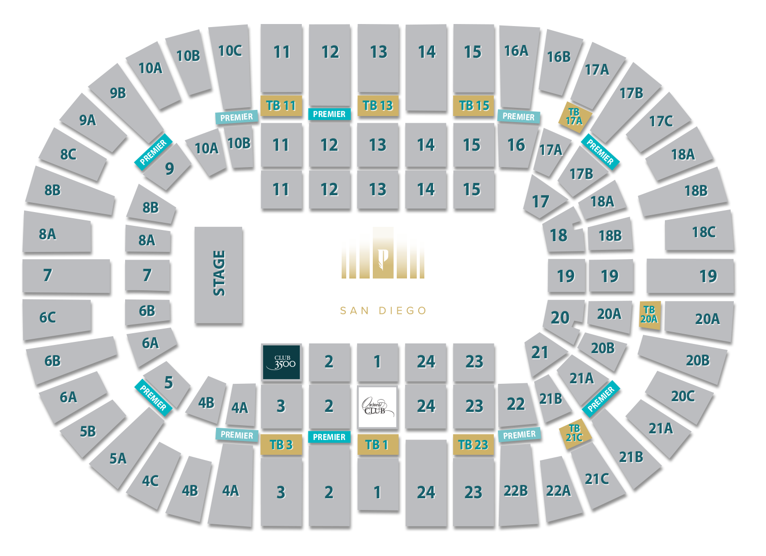 Pechanga Arena San Diego Premium Seating Chart